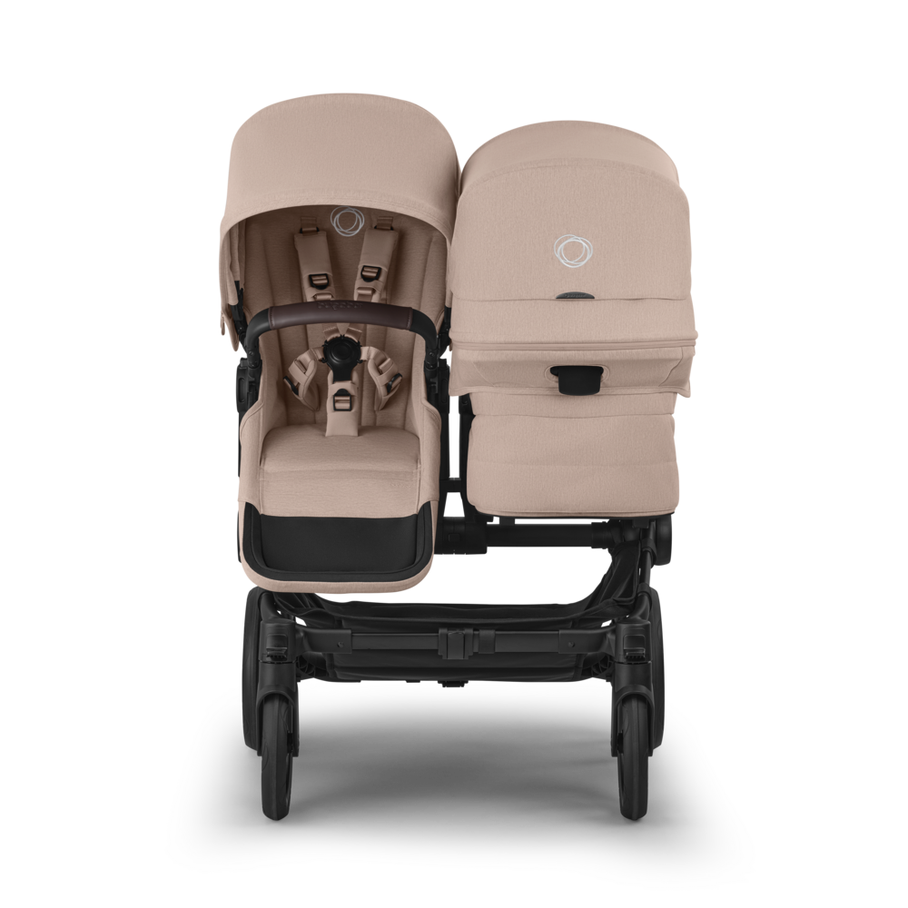 Bugaboo Donkey 6 Søskendevogn Desert Taupe Melange Bundle