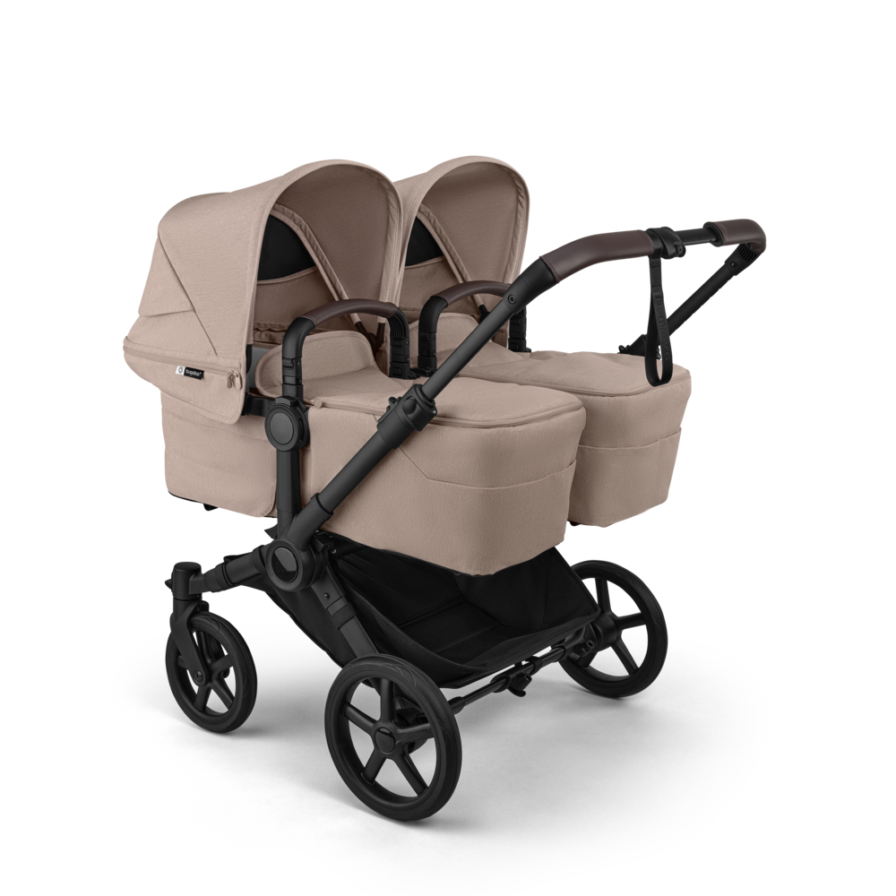 Bugaboo Donkey 6 Tvillingevogn Desert Taupe Melange Bundle