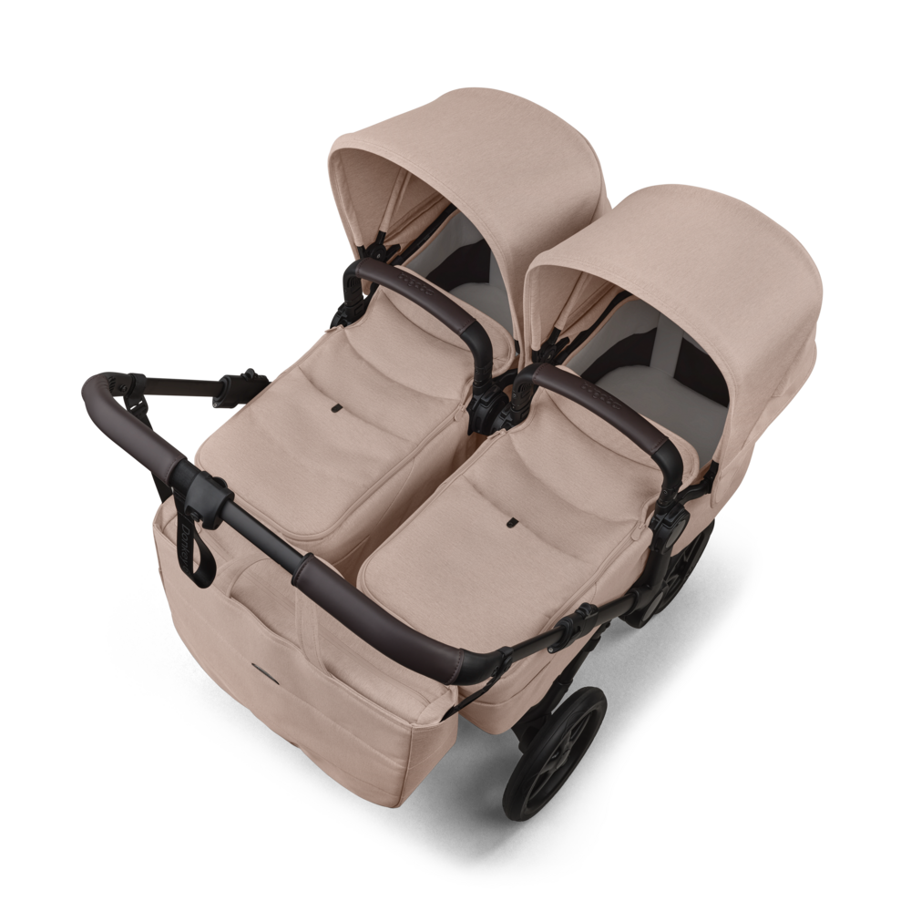 Bugaboo Donkey 6 Tvillingevogn Desert Taupe Melange Bundle