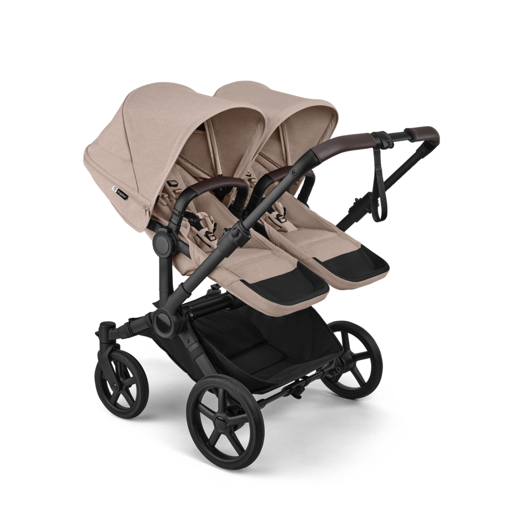 Bugaboo Donkey 6 Tvillingevogn Desert Taupe Melange Bundle