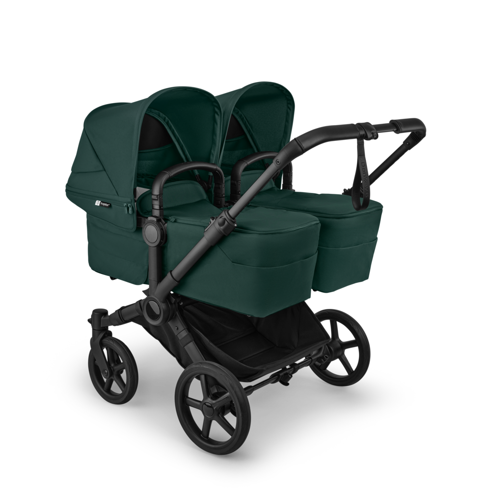 Bugaboo Donkey 6 Tvillingevogn Fern Green Bundle