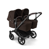 Bugaboo Donkey 6 Tvillingevogn Cocoa Brown Bundle