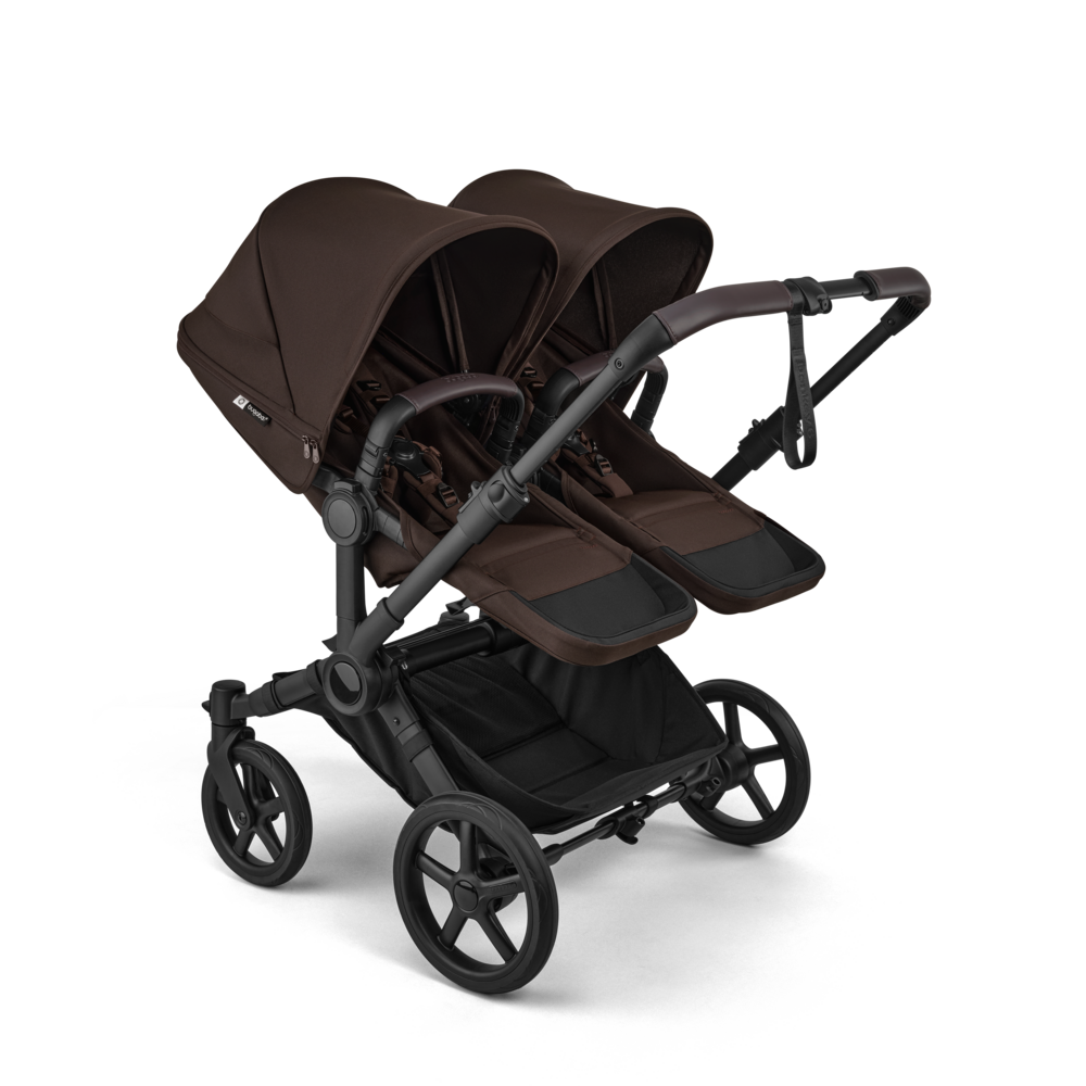 Bugaboo Donkey 6 Tvillingevogn Cocoa Brown Bundle