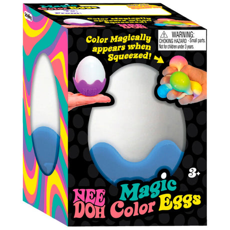 NeeDoh Magic Color Egg Blå