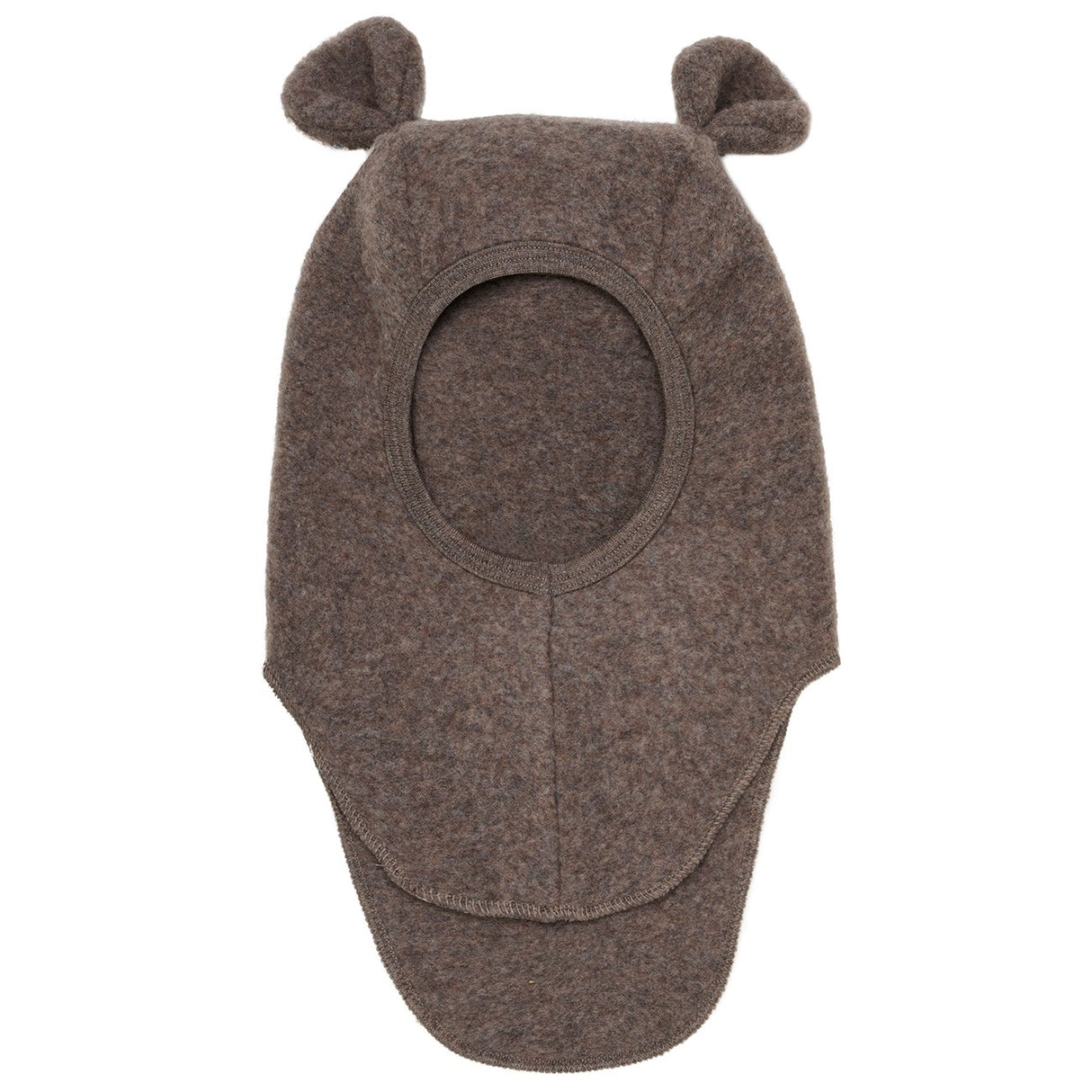 Huttelihut Brown Melange Elefanthue Ears Wool Fleece