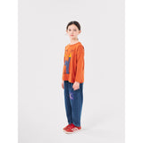 Bobo Choses Orange Faraway Castle Bluse