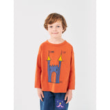 Bobo Choses Orange Faraway Castle Bluse