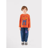 Bobo Choses Orange Faraway Castle Bluse