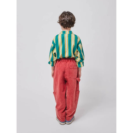 Bobo Choses Burgundy Red Baggy Sweatpants