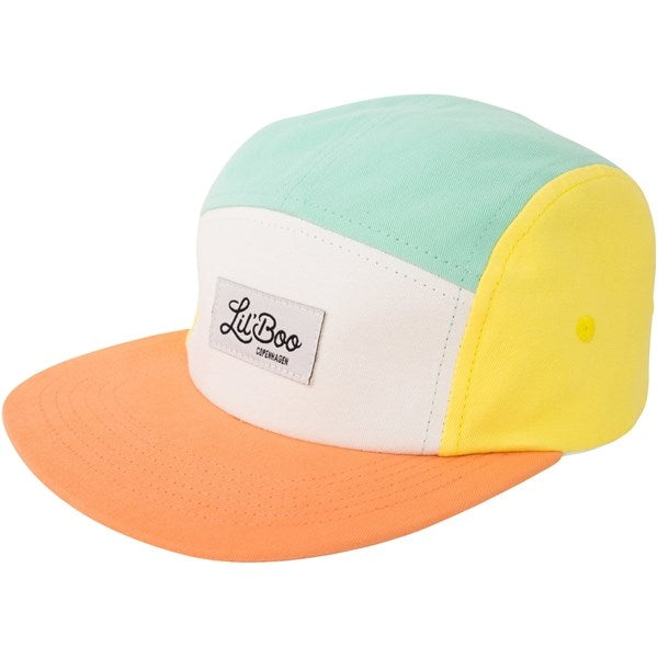 Lil' Boo Block 5-Panel Happy Cap Orange/Green/Yellow