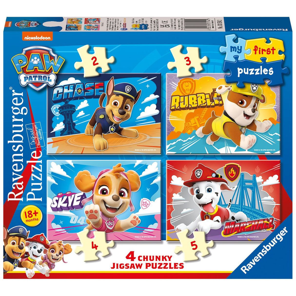 Ravensburger Paw patrol My First Puzzle 2/3/4/5p