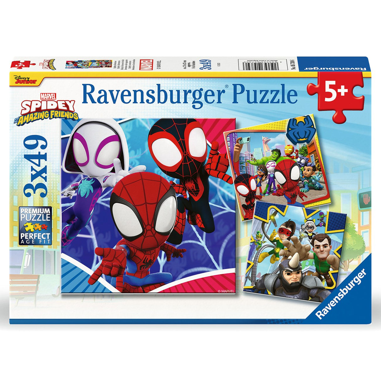 Ravensburger Spidey's Adventures 3x49p