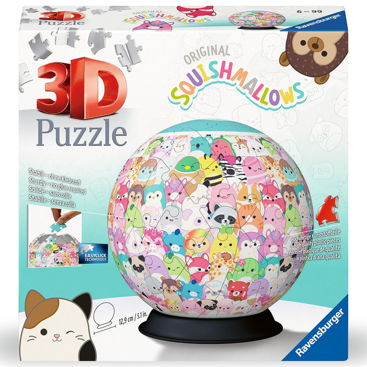 Ravensburger Squishmallows 3D Ball 72p