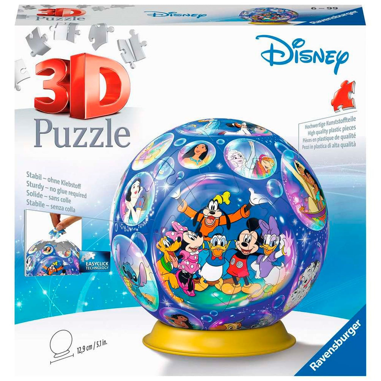 Ravensburger Disney Characters 3D Ball 72p