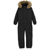 Color Kids Black Flyverdragt m. Fake Fur