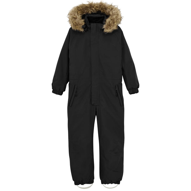 Color Kids Black Flyverdragt m. Fake Fur