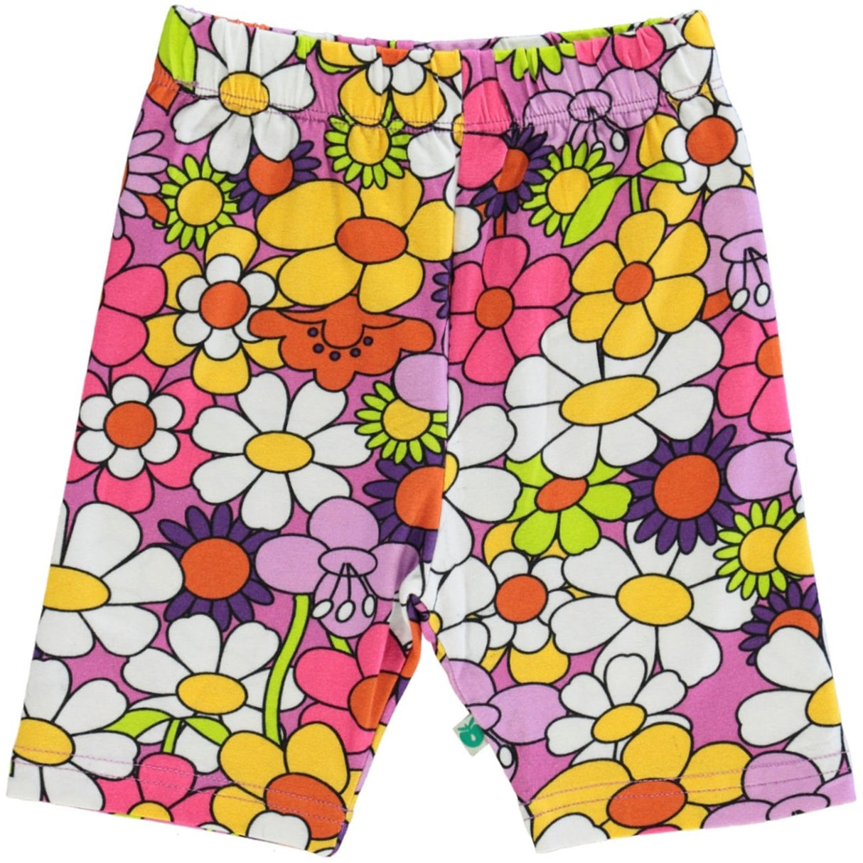 Småfolk Spring Pink Cykelshorts Med Blomster