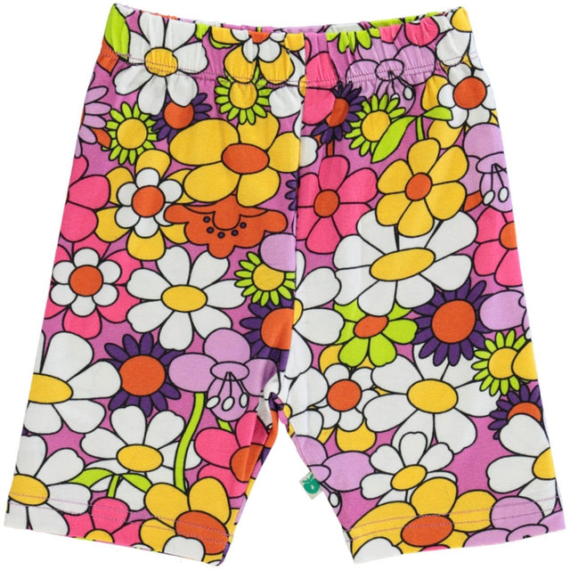 Småfolk Spring Pink Cykelshorts Med Blomster