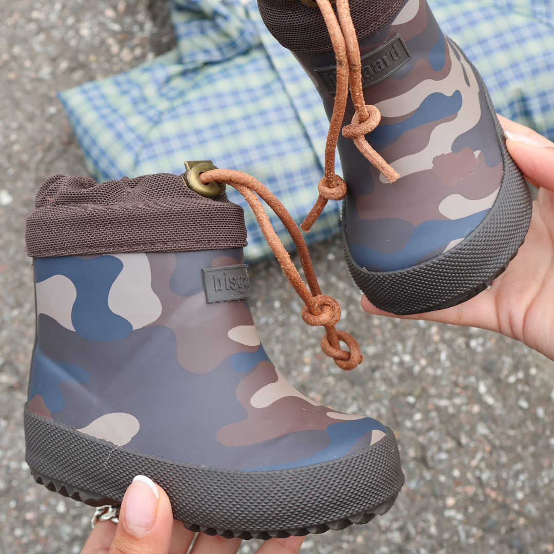 Bisgaard Vinter Termo Kort Gummistøvle Army