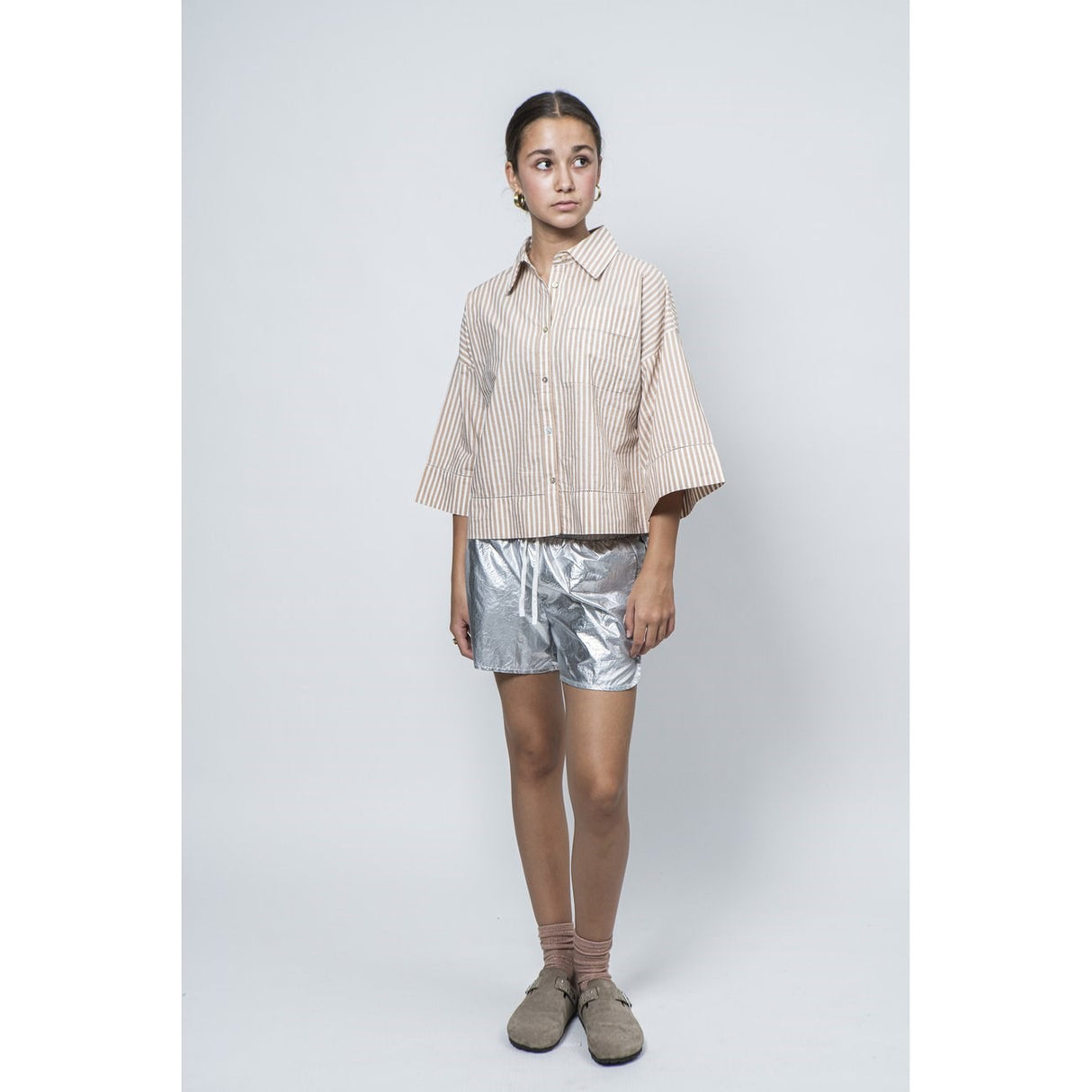 Sofie Schnoor Silver Shorts