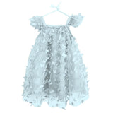 Dolly by Le Petit Tom Allover Butterflies Tutu Kjole Blue