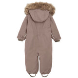 En Fant Pine Bark Baby Flyverdragt m. Fake Fur