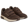 En Fant Chocolate Brown Sneakers Velcro m. Lys