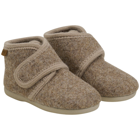 En Fant Walnut Melange Uldfutter Velcro