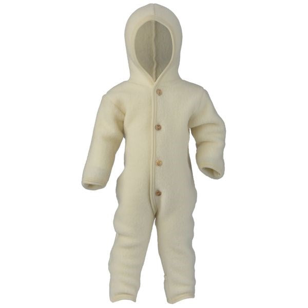 Engel Hooded Heldragt m. Knapper Natural