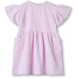 Fliink Cloud Dancer Pink Stripe Ciao Stripe Kjole