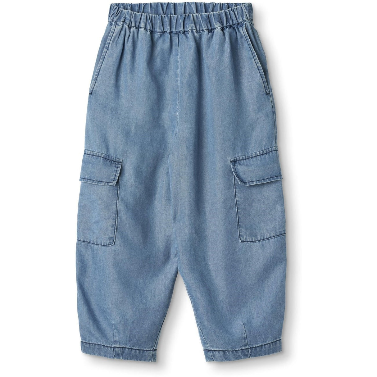 Fliink Light Denim Blå Hi Cargo Pant