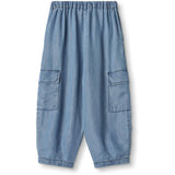 Fliink Light Denim Blå Hi Cargo Pant 5