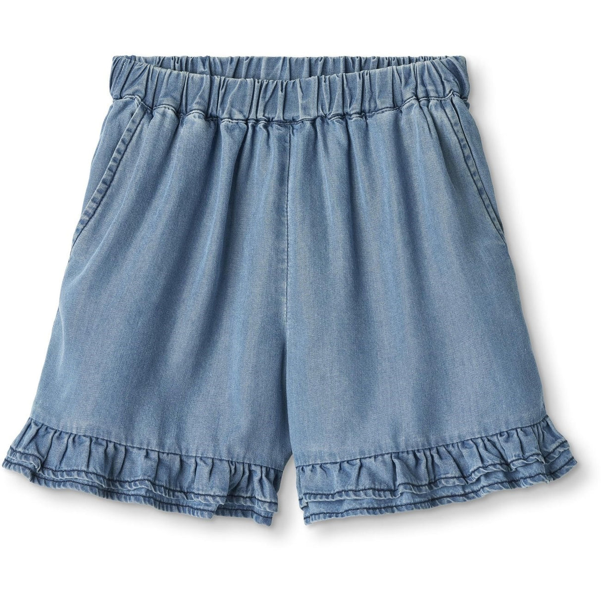 Fliink Light Denim Blå Hi Shorts