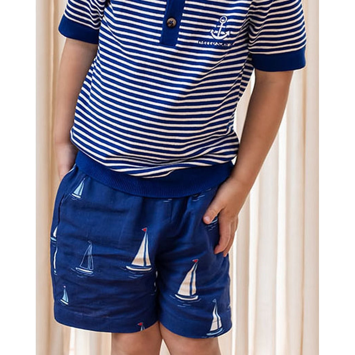 Fliink Mazerine Blue Sailor Shorts 2