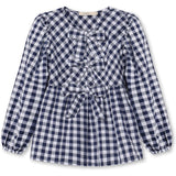 Fliink Insignia Sandshell Check Zorro Bluse