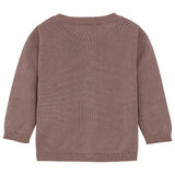 FIXONI Deep Taupe Cardigan Knit