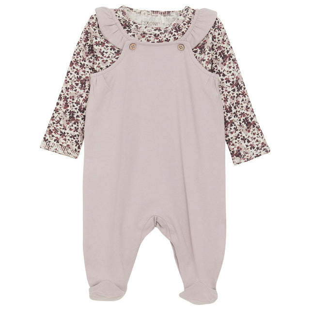 FIXONI Cloud Gray Set W. Rib Body & Romper