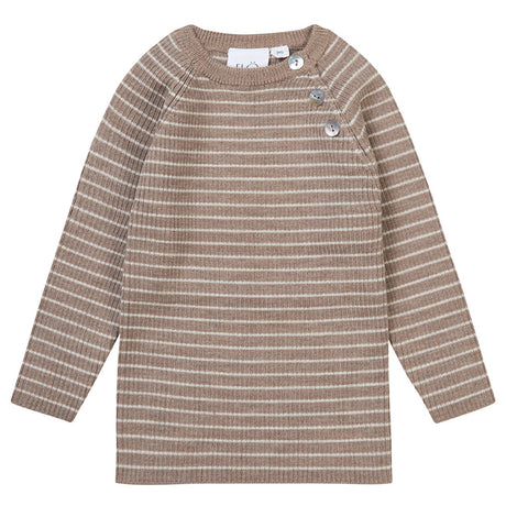 Flöss Ash Melange/Oat Melange Flye Sweater Uld