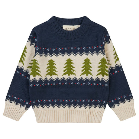 Flöss Navy Christmas Kevin Sweater