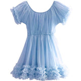 Dolly by Le Petit Frilly Kjole Light Blue