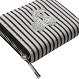 Sofie Schnoor White Black Striped Pung