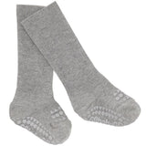 GObabyGO Bamboo Strømper Antislip Grey Melange