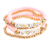 Great Pretenders Pink Love Bracelet