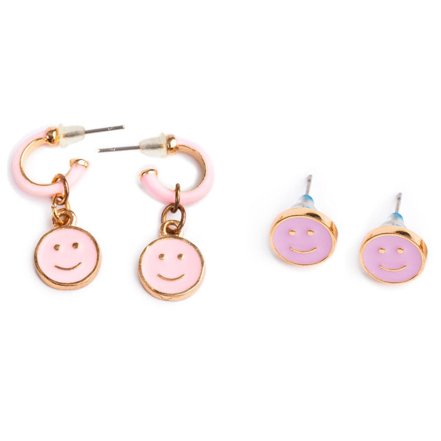 Great Pretenders  Boutique Chic All Smiles Earrings, 2 Pair