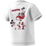 adidas White T-shirt Mickey