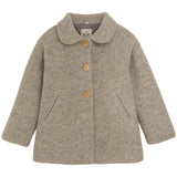 Huttelihut Camel Melange Frakke Wool W. Lining