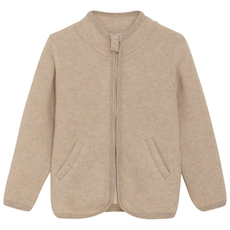 Huttelihut Camel Melange Jakke Wool Fleece