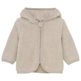 Huttelihut Camel Melange Jakke Ears Cotton Fleece