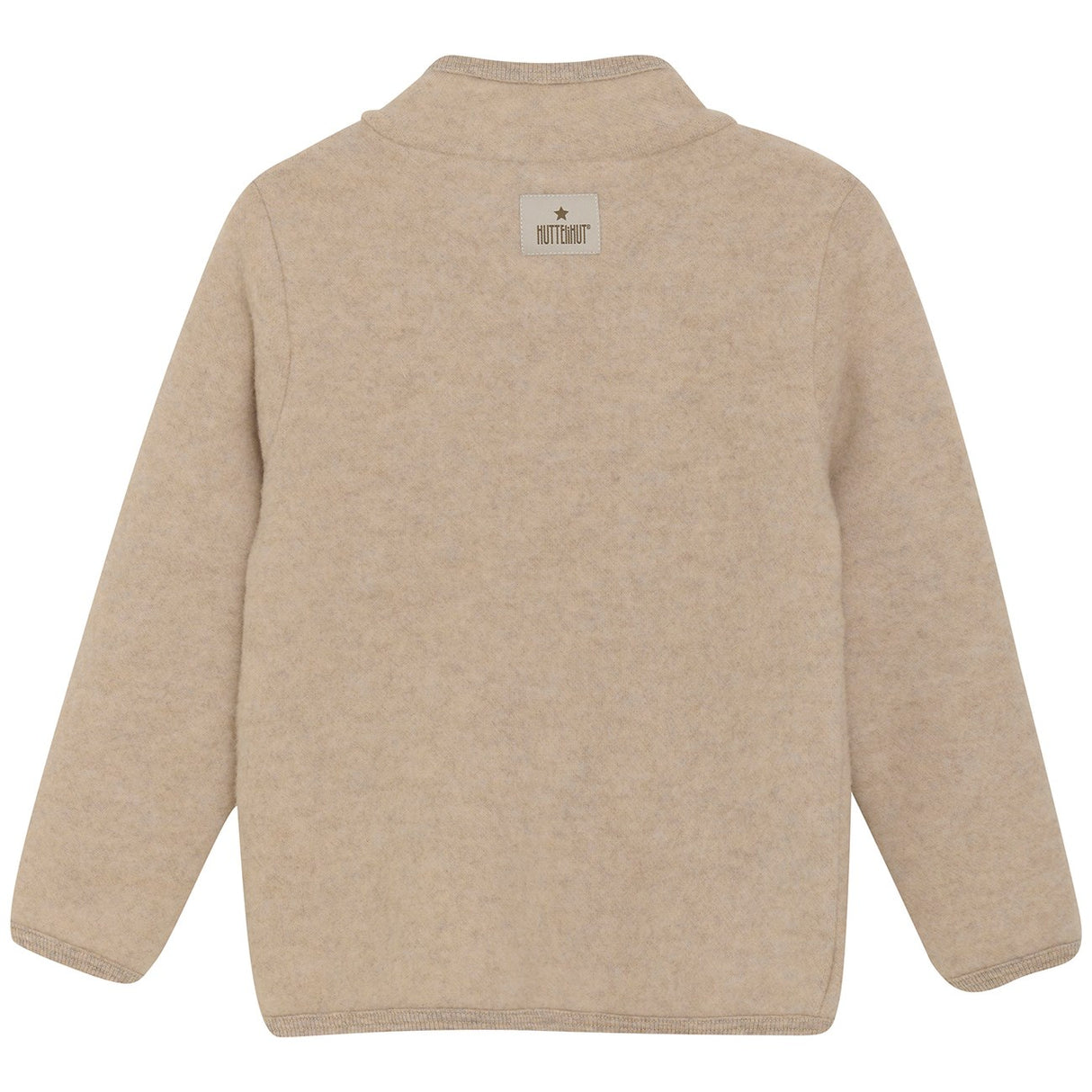 Huttelihut Camel Melange Jakke Wool Fleece