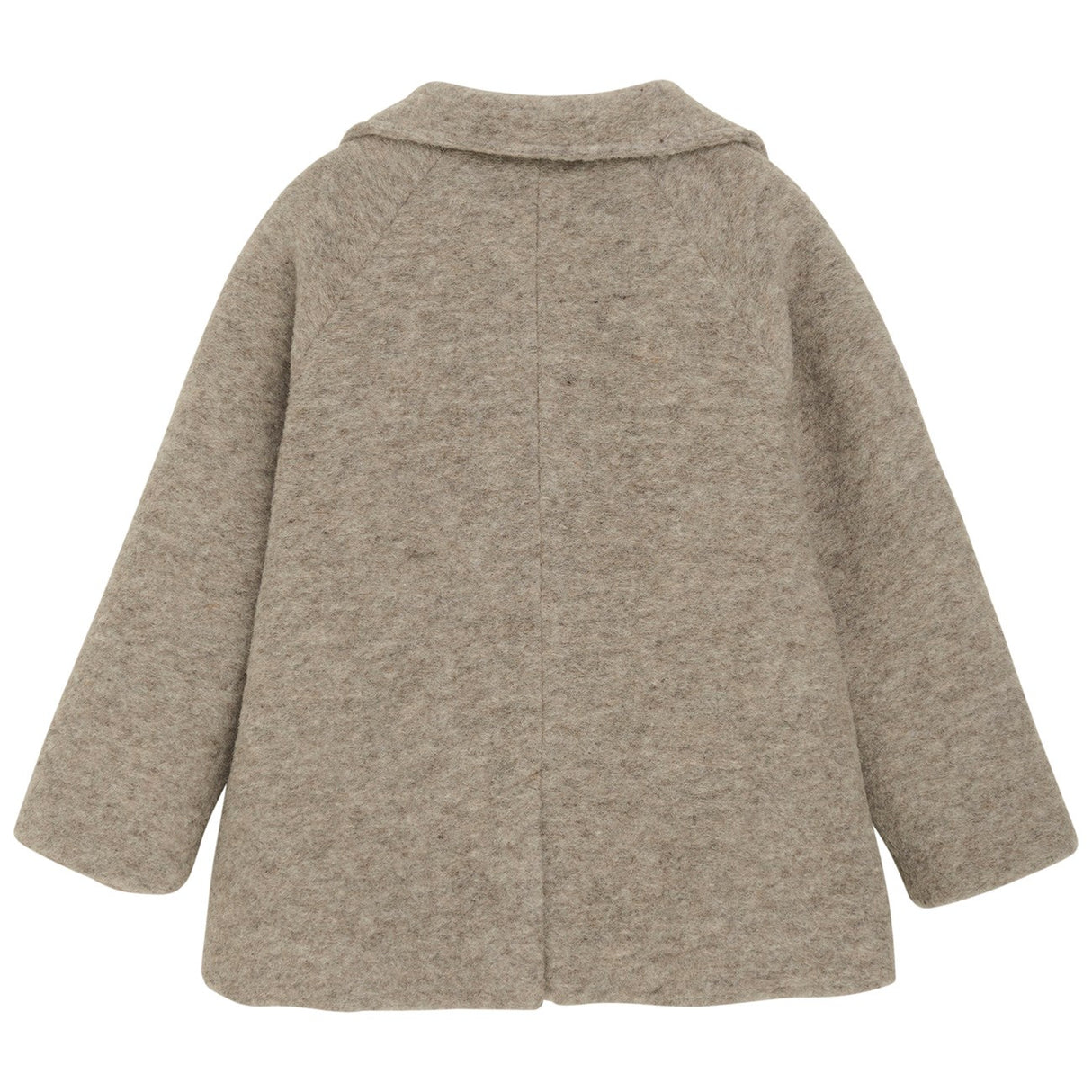 Huttelihut Camel Melange Frakke Wool W. Lining